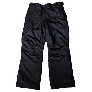 Slalom Men’s Cargo Snowboard Ski Pants Size XL Black Insulated Waterproof